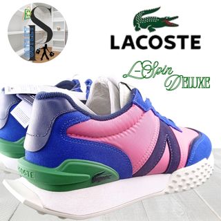 Zapatillas Lacoste L Spin Deluxe Mujer Rosa/Azul