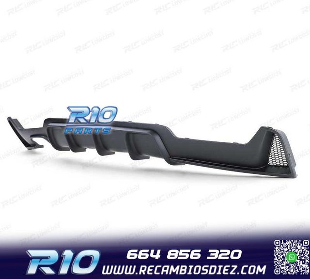 DIFUSOR BMW F32 F33 F36 LOOK M PERFORMANCE SALIDA DOBLE IZQ