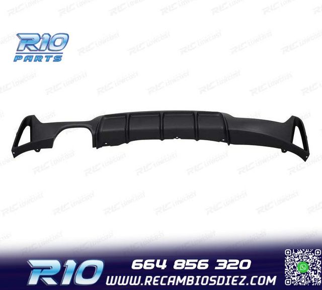 DIFUSOR BMW F32 F33 F36 LOOK M PERFORMANCE SALIDA DOBLE IZQ