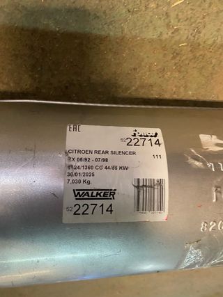 Escape silencioso Citroen ZX