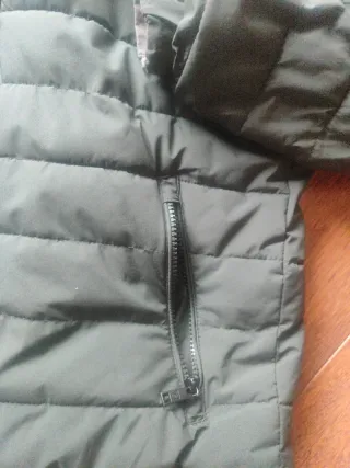Anorak reversible verde/marrón Talla S