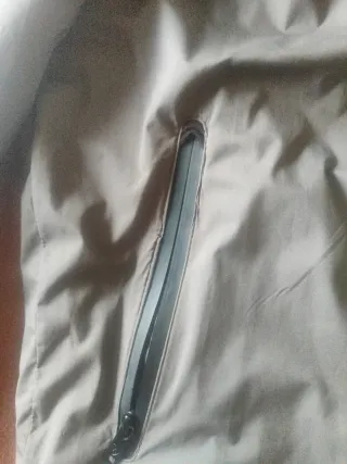 Anorak reversible verde/marrón Talla S