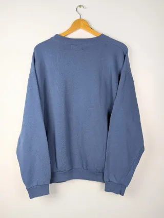 Lee Sweatshirt Sanforized Union Made Blue L