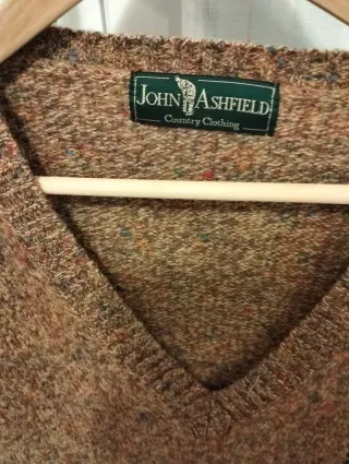 Maglione John Ashfield Marrone Multicolor