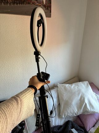 Aro de luz para grabar