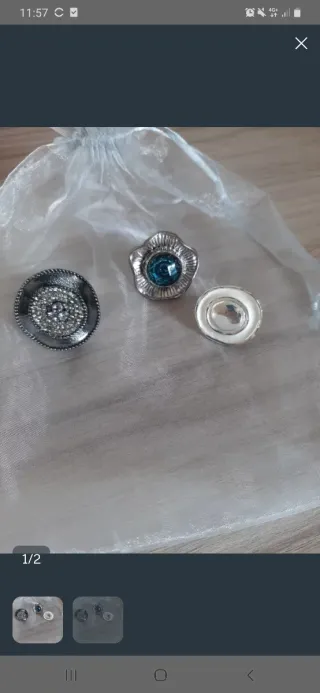 Conjunto Pulsera Esclava +3 Anillos