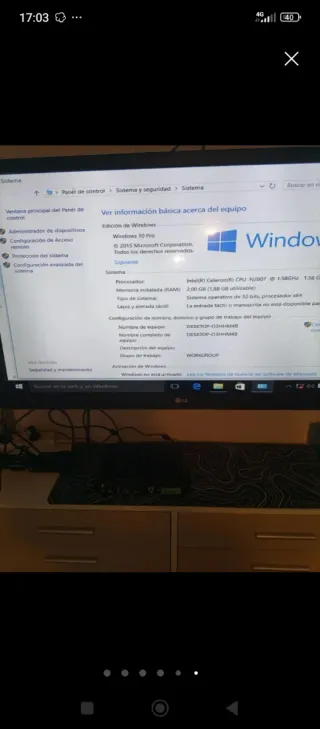 Mini PC Televisgo Negro, SSD 128gb,
