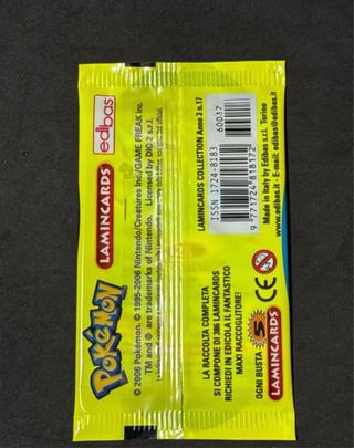Bustina Pokémon Special Edition 2006 sigillata