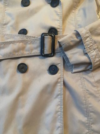 Gabardina mujer marrón