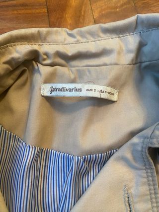 Gabardina mujer marrón