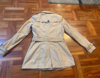 Gabardina mujer marrón