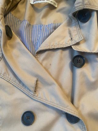 Gabardina mujer marrón