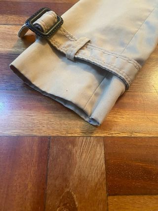 Gabardina mujer marrón