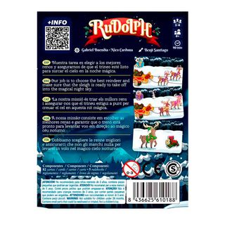 Rudolph. Juego de mesa. Nuevo