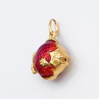 Colgante Oro 18K, Pez Globo, 1.04gr