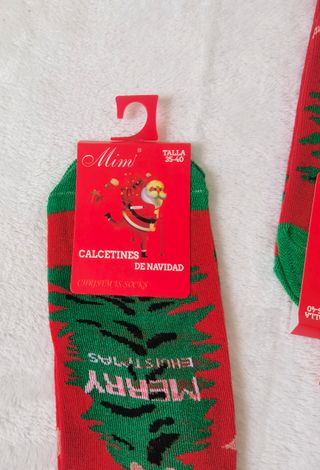 3 Pares Calcetines Navidad Mimi Talla 35-40