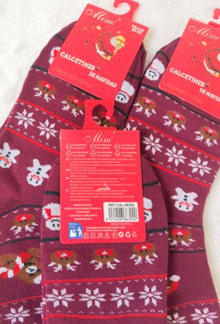 3 Pares Calcetines Navideños TALLA 35-40