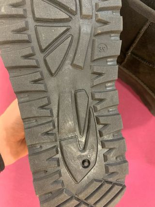 Stivaletti neri con pelo stile ugg