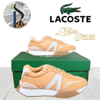 Zapatillas Lacoste L Spin Deluxe Mujer Marron/Rosa