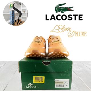 Zapatillas Lacoste L Spin Deluxe Mujer Marron/Rosa