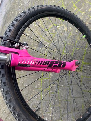 Bici Monty 26 Negra y Rosa