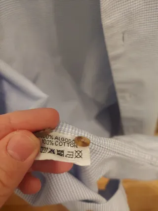 Camisa de hombre Harry's 1982 Azul Talla M