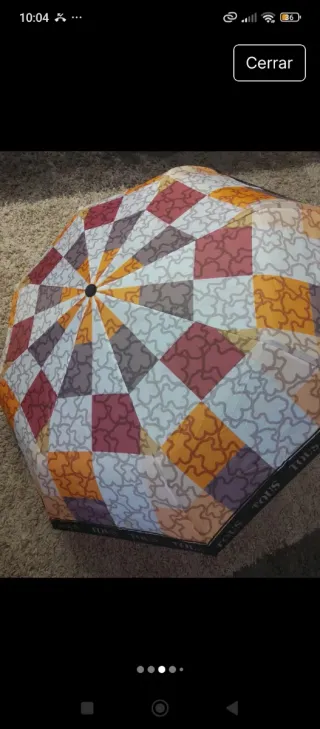 Paraguas,Con los Icónicos Colores TOUS. Original.