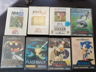 Lote 8 Giochi Mega Drive: FIFA, Sonic, Batman...