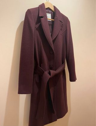 Abrigo Mango de paño de lana SIN ESTRENAR