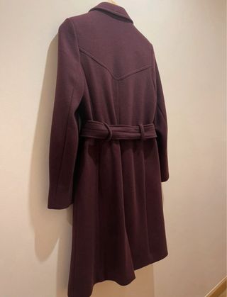 Abrigo Mango de paño de lana SIN ESTRENAR
