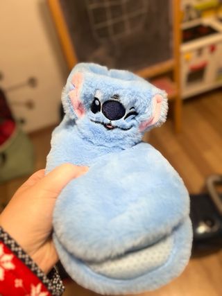 Zapatillas Casa Mujer Stitch Azul y Rosa