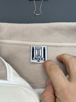 Chaqueta Nike Vintage 90s Beige/Blanco