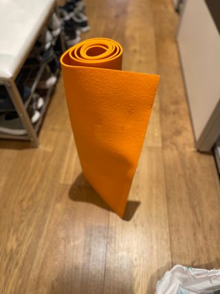 Esterilla de yoga naranja
