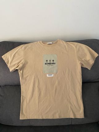 Camiseta Burberry Hombre Beige