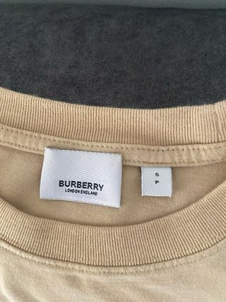 Camiseta Burberry Hombre Beige