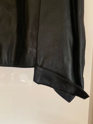 Giacca in pelle nera