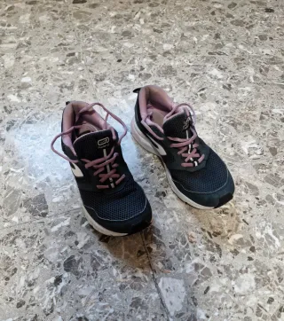 Scarpe Kalenji N. 39 Nero/Rosa