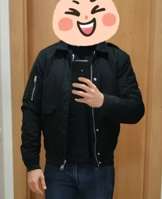 Chaqueta Bomber Schott Negra