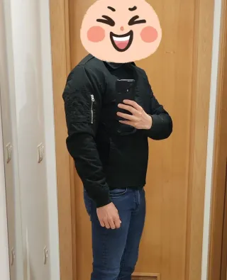 Chaqueta Bomber Schott Negra