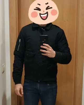 Chaqueta Bomber Schott Negra