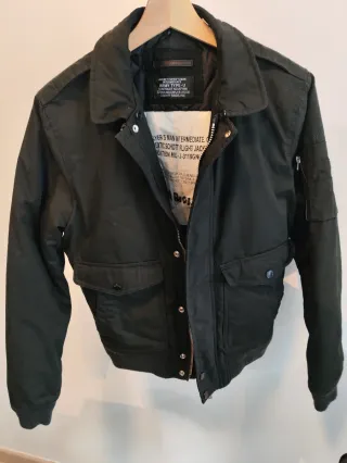 Chaqueta Bomber Schott Negra