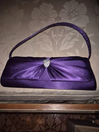 Borsa Thun viola con strass