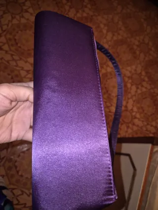 Borsa Thun viola con strass