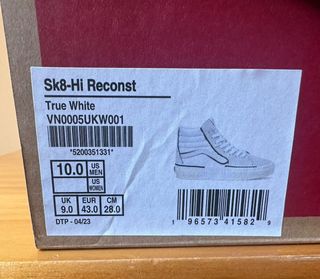 Nuevas Zapatillas Vans SK8 HI Talla 43