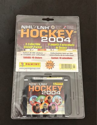 Blister Hockey Panini 2004 NHL/LNH Sigillato