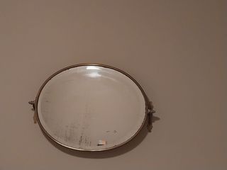 Espejo antiguo latón giratorio