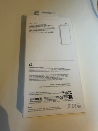 Funda iPhone 15 Pro Max MagSafe Transparente