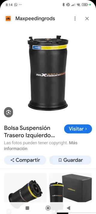 Balona Neumática Coche MAXPEEDINGRODS