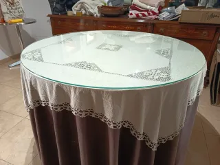 Mesa Camilla Redonda Vestiday cristal