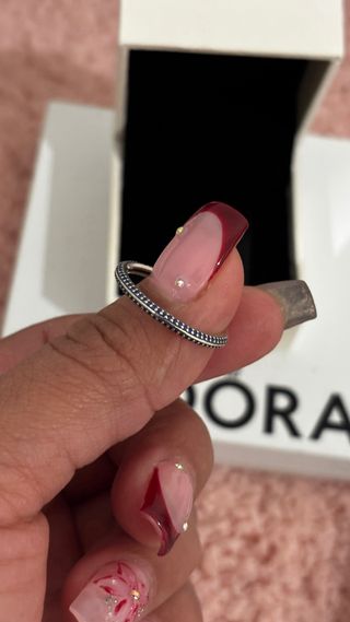 Anillo Pandora Plata y Azul